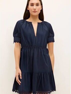 Marie Oliver Sallie Dress Navy NWT Small S $354
